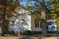 Fall View of the Peaks Presbyterian Church, Bedford County, Virginia, USA Royalty Free Stock Photo